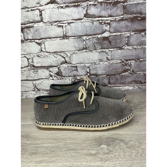 El Naturalista Gray Suede Leather Oxfords Lace Up Sneakers Shoes Men 41EU/8M US - Picture 10 of 16